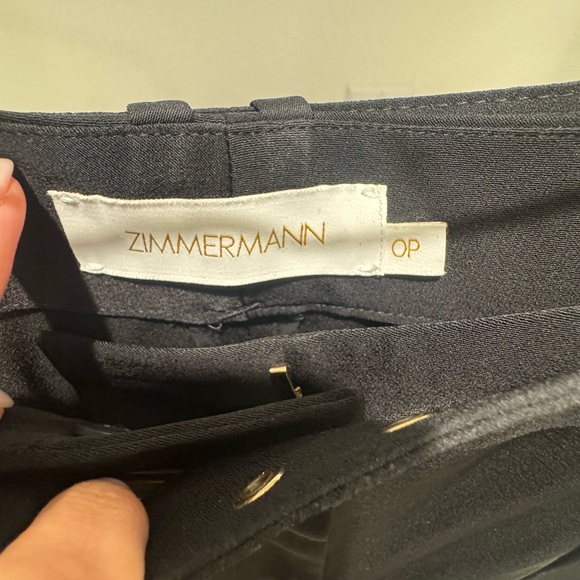 Zimmermann Matching Set Cropped flare pant and shirt - Picture 10 of 10